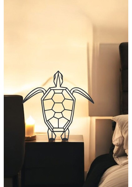 Kaplumbağa Line Art Figür - Minimalist Dekor & Koleksiyon, Ev Dekoru, 3D Baskı modelleri