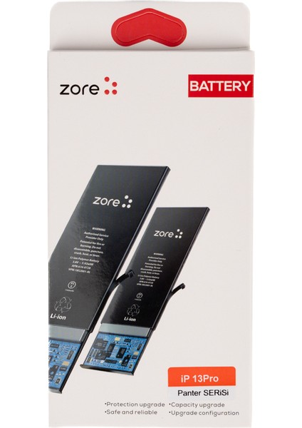 Apple iPhone 13 Pro Uyumlu Zore Panter Serisi Batarya
