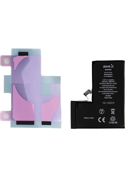 Apple iPhone 13 Pro Uyumlu Zore Panter Serisi Batarya fiyatları