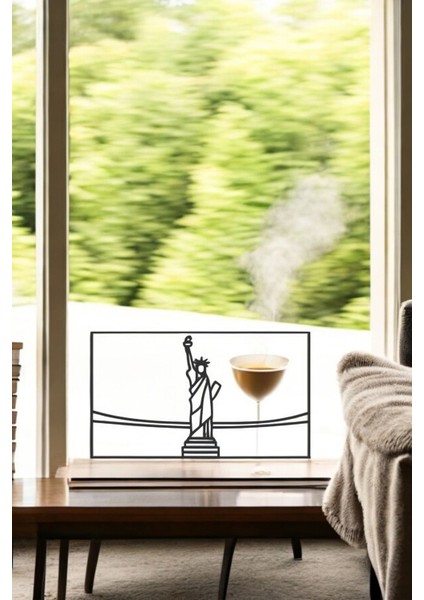 New York Line Art Figür - Minimalist Dekor & Koleksiyon, Ev Dekoru, 3D Baskı modelleri