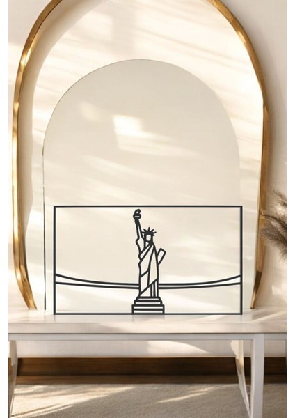 New York Line Art Figür - Minimalist Dekor & Koleksiyon, Ev Dekoru, 3D Baskı indirimleri