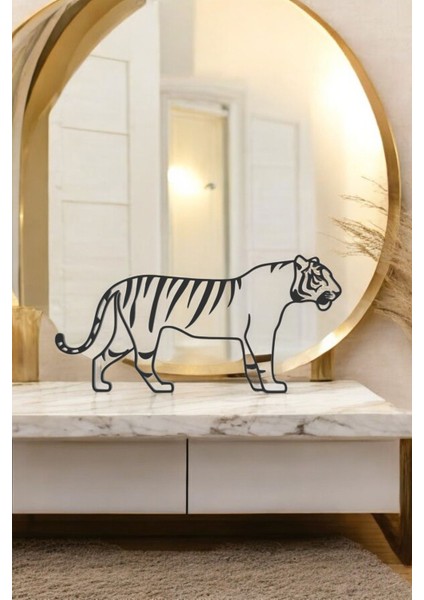 Kaplan Line Art Figür - Minimalist Dekor & Koleksiyon, Ev Dekoru, 3D Baskı indirimleri