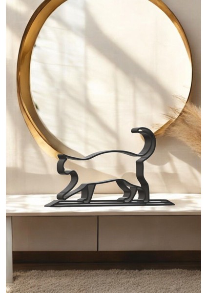 Kedi Line Art Figür - Minimalist Dekor & Koleksiyon, Ev Dekoru, 3D Baskı fiyatları