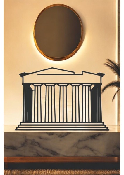 Partenon Line Art Figür - Minimalist Dekor & Koleksiyon, Ev Dekoru, 3D Baskı