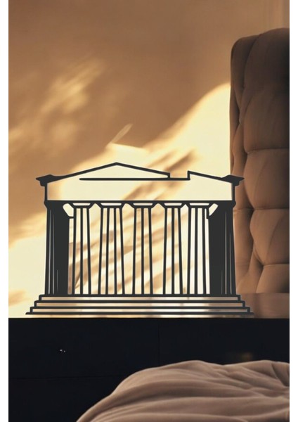 Partenon Line Art Figür - Minimalist Dekor & Koleksiyon, Ev Dekoru, 3D Baskı fırsatları