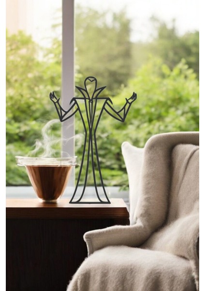 Vampir Masaüstü Çizgi Sanatı, Line Art, Minimalist Ev Dekoru indirimleri