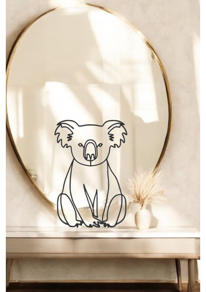 Koala Line Art Figür - Minimalist Dekor & Koleksiyon, Ev Dekoru, 3D Baskı modelleri