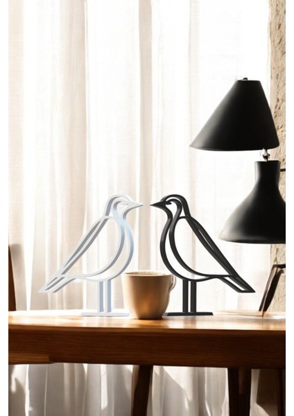 Kuş Line Art Figür - Minimalist Dekor & Koleksiyon, Ev Dekoru, 3D Baskı fiyatları
