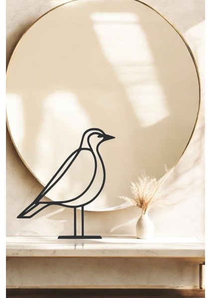 Kuş Line Art Figür - Minimalist Dekor & Koleksiyon, Ev Dekoru, 3D Baskı fırsatları