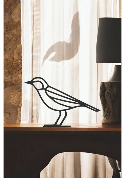 Kuş Line Art Figür - Minimalist Dekor & Koleksiyon, Ev Dekoru, 3D Baskı modelleri