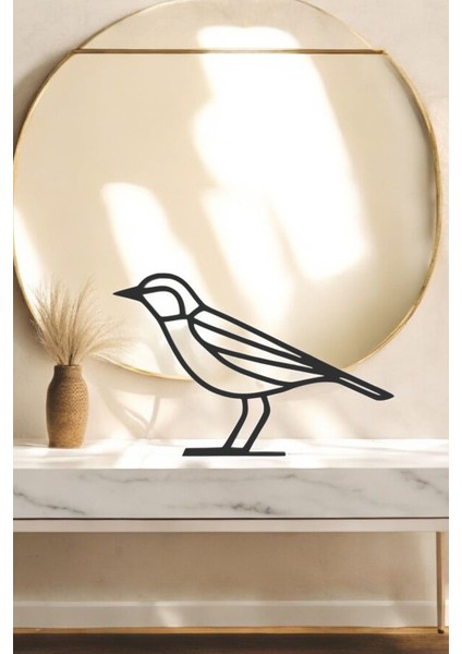 Kuş Line Art Figür - Minimalist Dekor & Koleksiyon, Ev Dekoru, 3D Baskı fırsatları