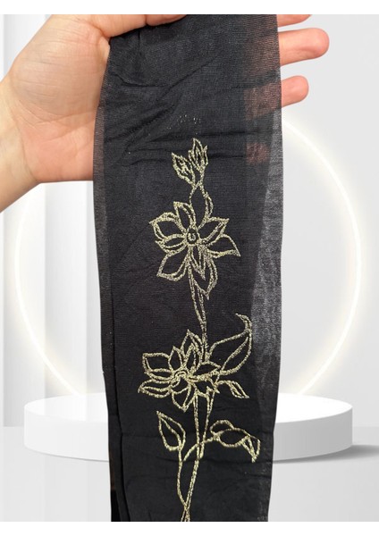 Grisi Vega Ince Siyah Yanları Gold Çiçek Simli Ağsız Ince Külotlu Çorap (Made In Italy) modelleri