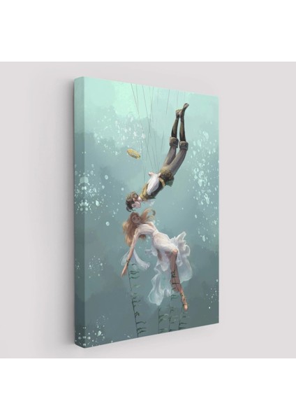 - Kötü Kral Jude & Cardan, Denizler Altındaki Aşıklar Kanvas TABLO-5287 fiyatları