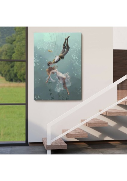 - Kötü Kral Jude & Cardan, Denizler Altındaki Aşıklar Kanvas TABLO-5287 fırsatları