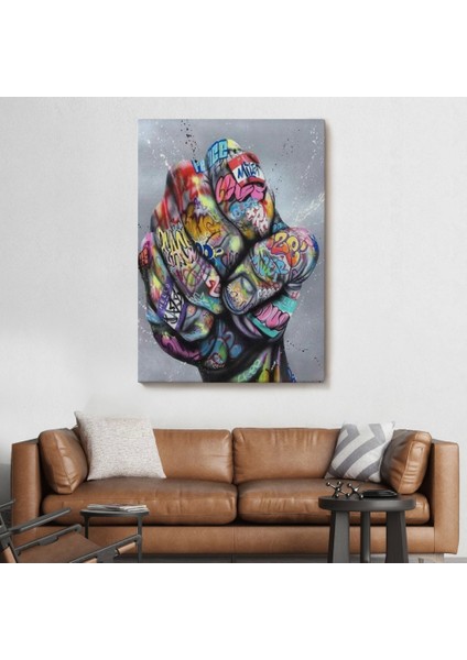 - Punch Banksy Kanvas TABLO-5310