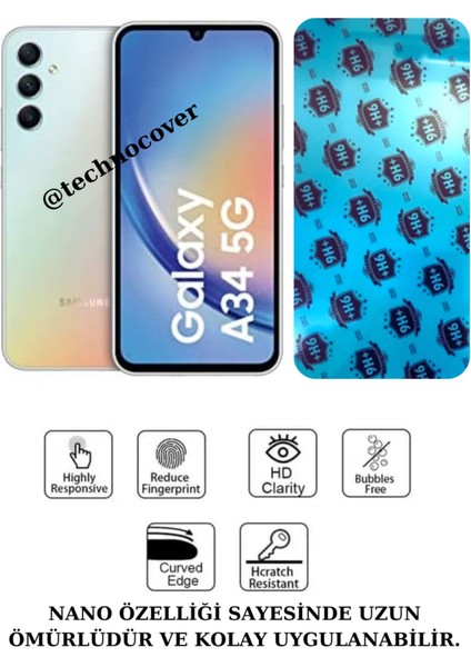 Samsung A34 Uyumlu Nano Cam Ekran Koruyucu