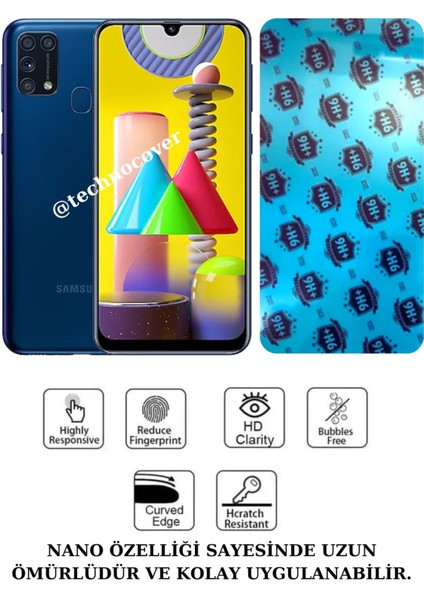 Samsung M31S Uyumlu Nano Cam Ekran Koruyucu