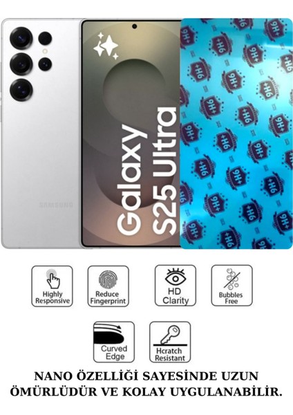 Samsung S25 Ultra Uyumlu Nano Cam Ekran Koruyucu