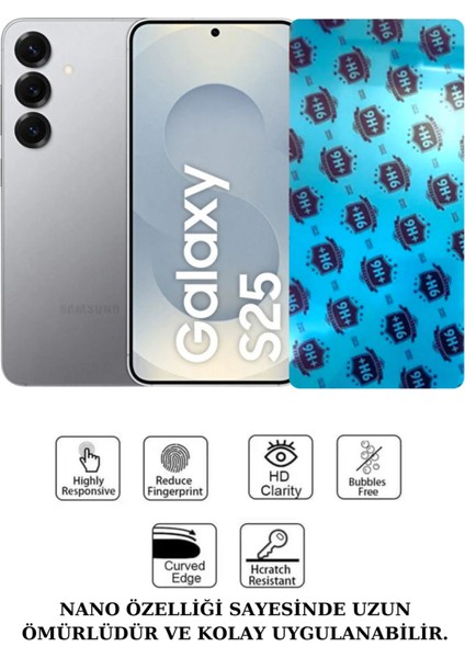Samsung S25 Uyumlu Nano Cam Ekran Koruyucu