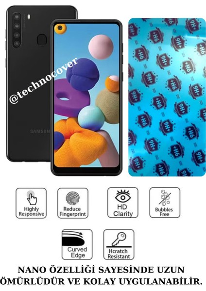 Samsung A21 Uyumlu Nano Cam Ekran Koruyucu