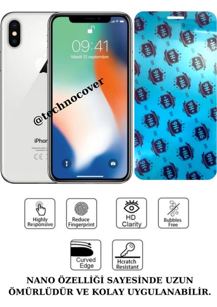 Iphone x / Xs / 11 Pro Uyumlu Nano Cam Ekran Koruyucu