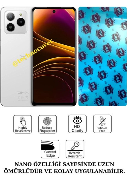 Omix X7 Uyumlu Nano Cam Ekran Koruyucu