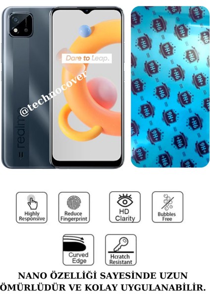 Realme C11 Uyumlu Nano Cam Ekran Koruyucu