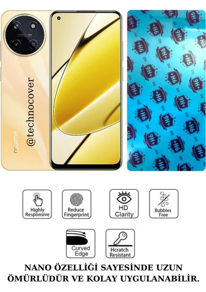 Realme 11 Uyumlu Nano Cam Ekran Koruyucu