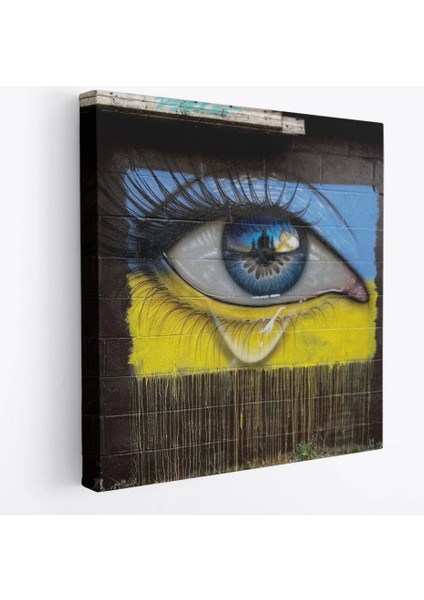 - Ukrayna ve Rusya Savaşını Simgeleyen Kanvas Tablo, Ukrayna'nın Gözyaşları Kanvas TABLO-5323 fiyatları