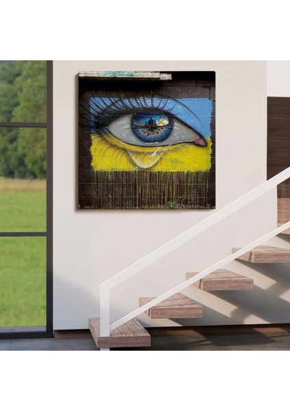 - Ukrayna ve Rusya Savaşını Simgeleyen Kanvas Tablo, Ukrayna'nın Gözyaşları Kanvas TABLO-5323 fırsatları