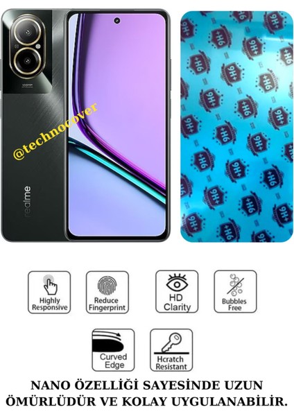 Realme 12 Lite Uyumlu Nano Cam Ekran Koruyucu