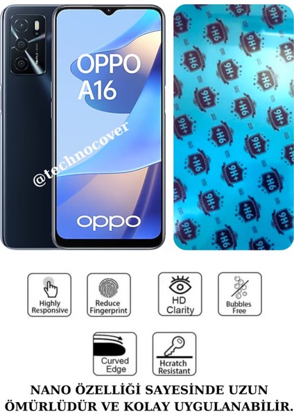 Oppo A16 Uyumlu Nano Cam Ekran Koruyucu