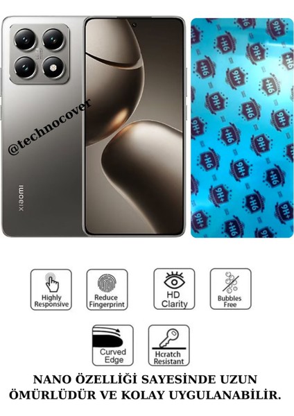 Mi 14 T / 14 T Pro Uyumlu Nano Cam Ekran Koruyucu