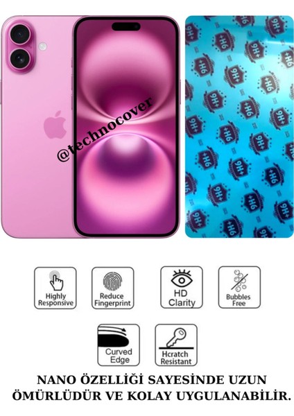 Iphone 16 Plus Uyumlu Nano Ekran Koruyucu