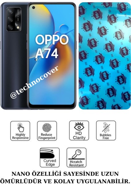 Oppo A74 Uyumlu Nano Cam Ekran Koruyucu
