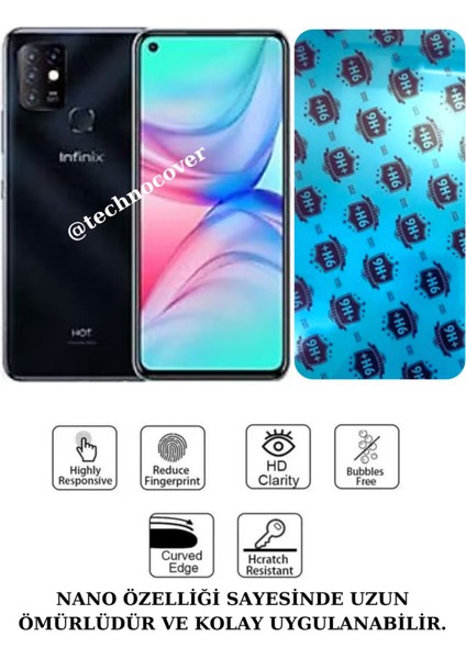 Infinix Hot 10 Uyumlu Nano Cam Ekran Koruyucu