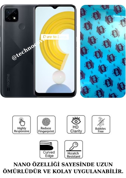 Realme C21 Uyumlu Nano Cam Ekran Koruyucu