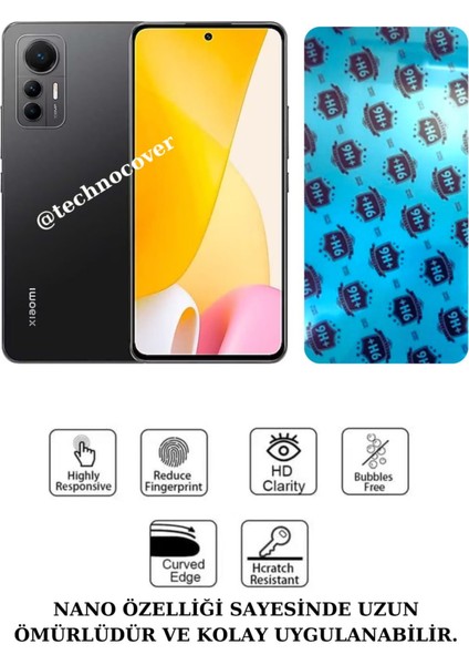 Mi 12 Lite Uyumlu Nano Cam Ekran Koruyucu