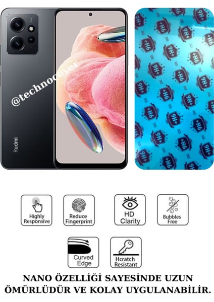 Redmi Note 12 Uyumlu Nano Cam Ekran Koruyucu