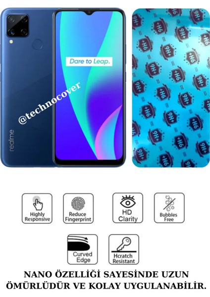 Realme C15 Uyumlu Nano Cam Ekran Koruyucu