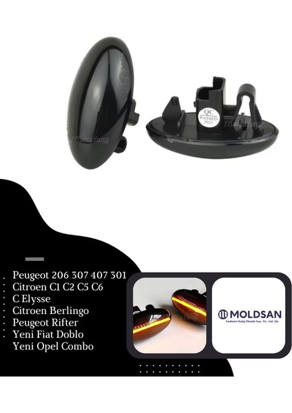 Citroen Berlingo Animasyonlu LED Sinyal