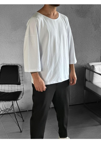 Fakir Kol Beyaz Bohem T-Shirt modelleri