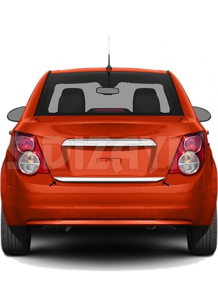 Paspasgaraji Chevrolet Aveo 2 Sd Krom Bagaj Alt Çıtası 2011-2020