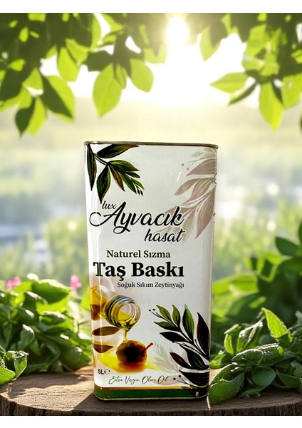 5lt. Natural Sızma Soğuk Sıkım 0.3 Asit Zeytinyağı