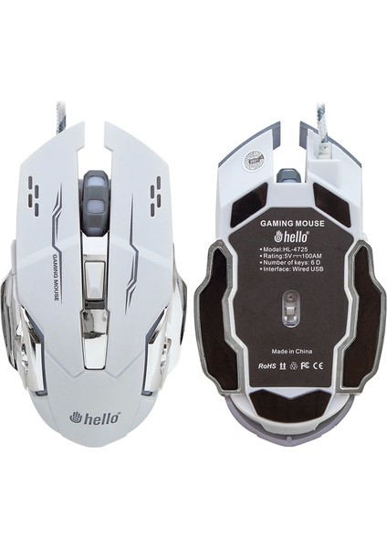 Hello HL-4725 Kablolu Oyuncu Gamıng Mouse