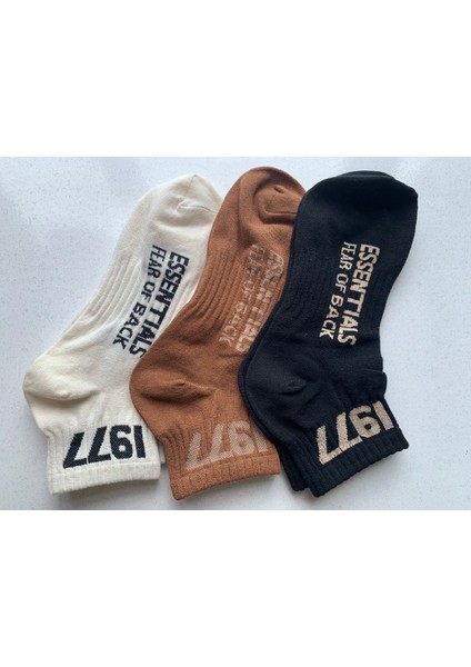 3'lü 1977 Desenli Çorap
