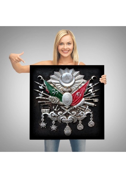 - Osmanlı Tuğrası Dekoratif Kanvas TABLO-5803 modelleri