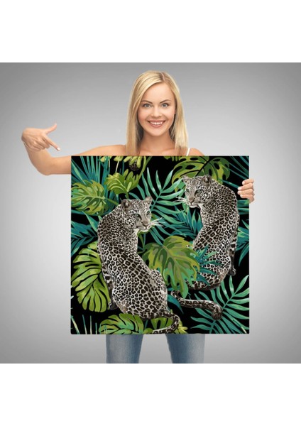 - Leoparlar Dekoratif Kanvas TABLO-5813 modelleri