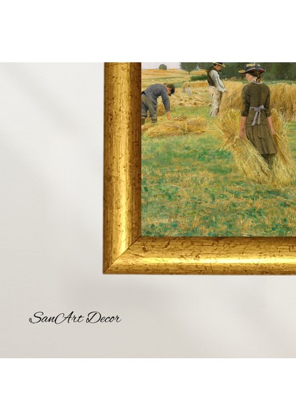 Çerçeveli Vintage Tablo, Yağlı Boya Tablosu, Çerçeveli Tablo, Sanatsal Dekor, Manzara Tablosu