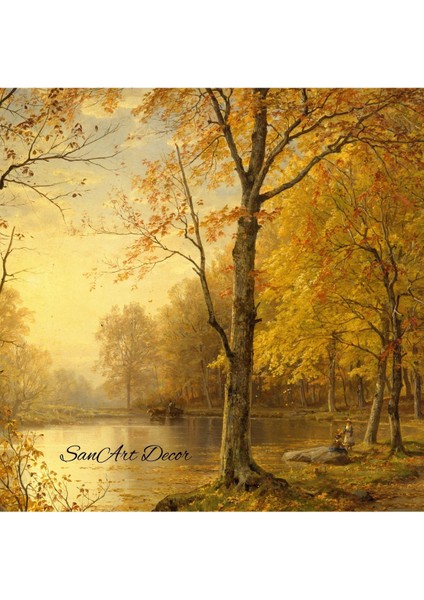 Çerçeveli Vintage Tablo, Yağlı Boya Tablosu, Çerçeveli Tablo, Sanatsal Dekor, Manzara Tablosu